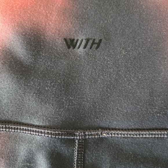 Peloton Red and Black Leggings - Picture 2 of 5